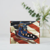 ダックスフンド シーズンポストカード (スタンド正面)