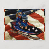 ダックスフンド シーズンポストカード (正面)