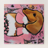 ダックスフンド ジグソーパズル (横)