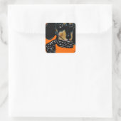 ダックスフンド スクエアシール (バッグ)