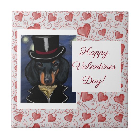 ダックスフンド タイル (正面)