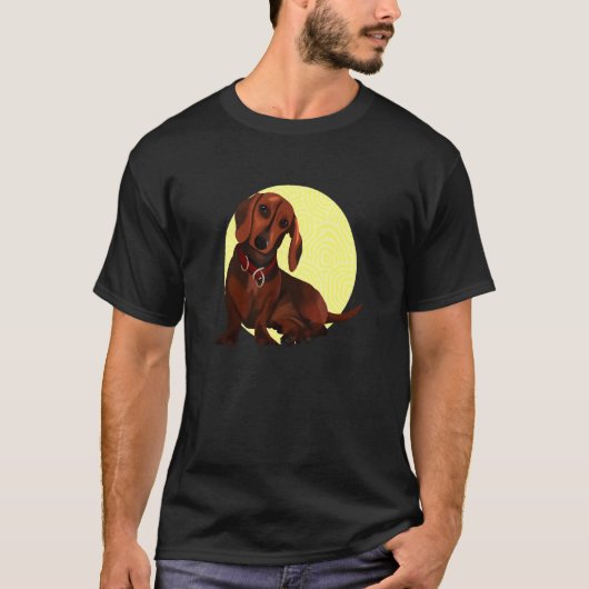 ダックスフンド ダックスフント Tシャツ (正面)