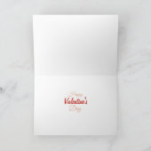 ダックスフンド バレンタインデー カード (内部)