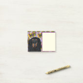 ダックスフンド ポストイット (デスク上)