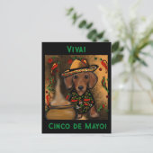 ダックスフンド ポストカード (スタンド正面)