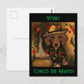 ダックスフンド ポストカード (正面/裏面)