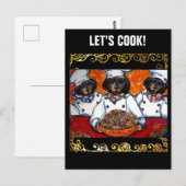 ダックスフンド ポストカード (正面/裏面)