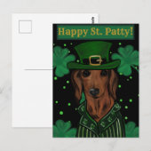 ダックスフンド ポストカード (正面/裏面)