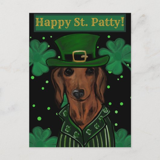 ダックスフンド ポストカード (正面)