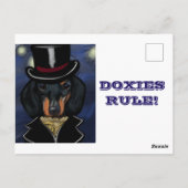 ダックスフンド ポストカード (裏面)