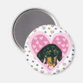 ダックスフンド マグネット (正面/裏面)