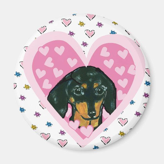 ダックスフンド マグネット (正面)