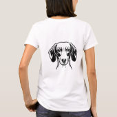 ダックスフンド ママ 誕生日プレゼント Tシャツ (裏面)