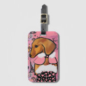 ダックスフンド ラゲッジタグ (正面縦)