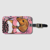 ダックスフンド ラゲッジタグ (正面横)