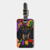 ダックスフンド ラゲッジタグ (正面縦)