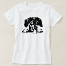 ダックスフンド ラブ Tシャツ