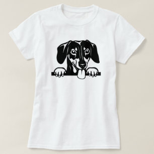 ダックスフンド ラブ Tシャツ
