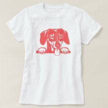 ダックスフンド ラブ Tシャツ