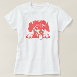 ダックスフンド ラブ Tシャツ