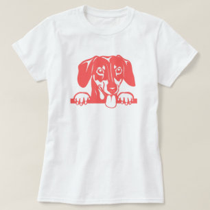 ダックスフンド ラブ Tシャツ