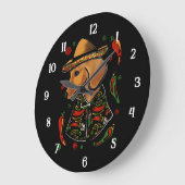 ダックスフンド ラージ壁時計 (傾斜)