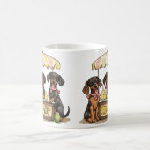 ダックスフンド レモネードスタンド コーヒーマグカップ (中央)