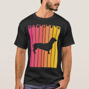 ダックスフンド ヴィンテージ 犬Tシャツ ダックスフンド 犬好きのための Tシャツ