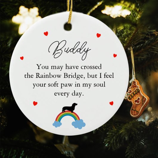 ダックスフンド 犬 オーダーメイド 追悼 セラミックオーナメント