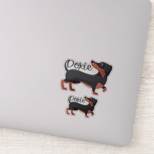 ダックスフンド 犬 愛 シール (詳細)