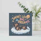 ダックスフンド 短い足 大きな夢 (スタンド正面)