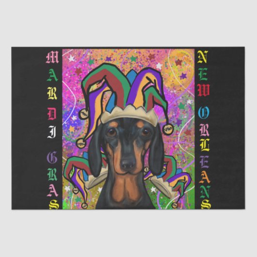 ダックスフンド 薄葉紙 (正面)