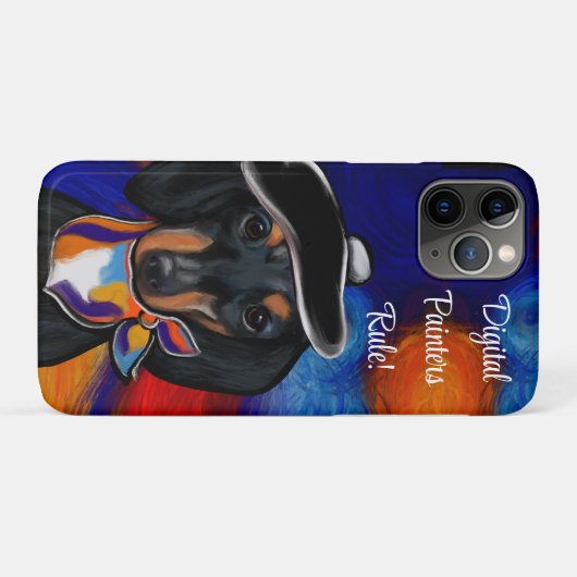 ダックスフンド Case-Mate iPhoneケース (裏面(横))