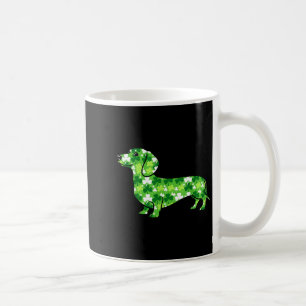 ダックスフンド shamrock 聖パトリック デー ふざけた犬 コーヒーマグカップ