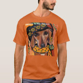 ダックスフンド Tシャツ (正面)