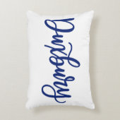 ダックスベリーの優美なスクリプト枕 アクセントクッション (正面(垂直))