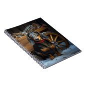 ダックスワイスレイクリスマスデコール ノートブック (右側)