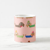 ダックスンオンピンク コーヒーマグカップ (中央)