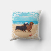 ダックスンズアットザビーチ クッション (裏面)