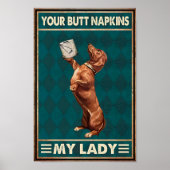 ダックスンユズお尻ナプキンスマイレディーホームデコル ポスター (正面)