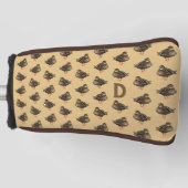 ダックス型ゴルフパターヘッドカバー ゴルフヘッドカバー (正面)