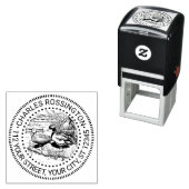 ダックス素朴アットウォーターエッジ名差出人住所 セルフインキングスタンプ (インサイチュ)