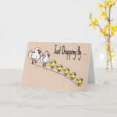 ダックス考えズ・オブ・ユー カード (黄色い花)