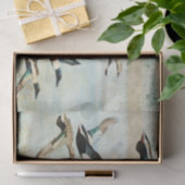 ダックス飛んでいるティッシュペーパー 薄葉紙 (ギフト)