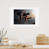 ダックス飛行中 ポスター (キッチン)