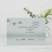 ダックス&ゲーターマンガーンベイビーシャワー 招待状 (スタンド正面)