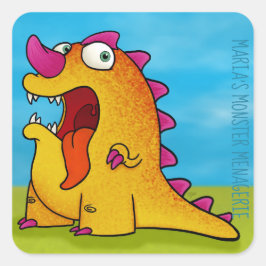 ダックス、ステッカー スクエアシール