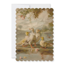 ダックス – フラット招待状サイズ： 12.7 cm x 17.8 cm