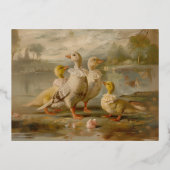 ダックス – ホイルポストカード 箔シーズンポストカード (正面)