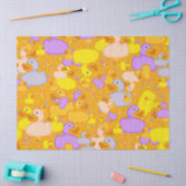 ダックス – n – ドット – スタイル-1 – オレンジ – ティッシュラップ紙 薄葉紙 (クラフト)